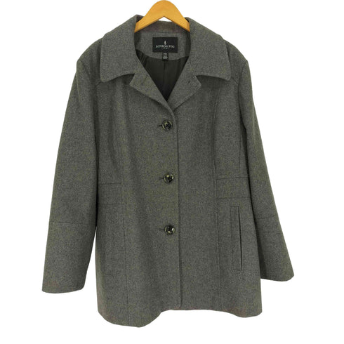 ロンドンフォグ LONDON FOG ステッチデザイン ボックスシルエット ウールポリシャツジャケット ユニセックス メンズ import:XXL