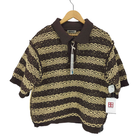 NKNIT striped sponge knit レディース FREE