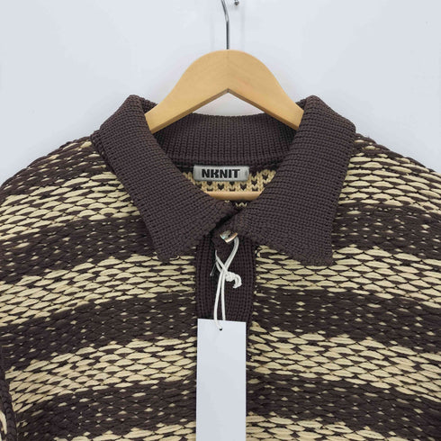 NKNIT striped sponge knit レディース FREE