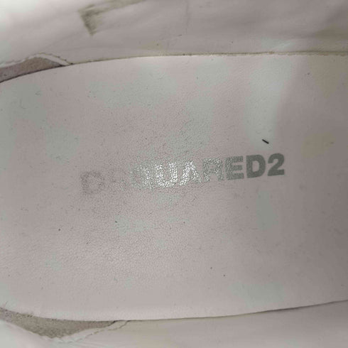 ディースクエアード DSQUARED2 レオパード6本ライン レザースニーカー レディース 37