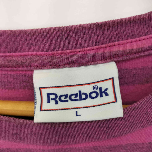 リーボック Reebok 90S ボーダー S/S Tシャツ メンズ JPN:L