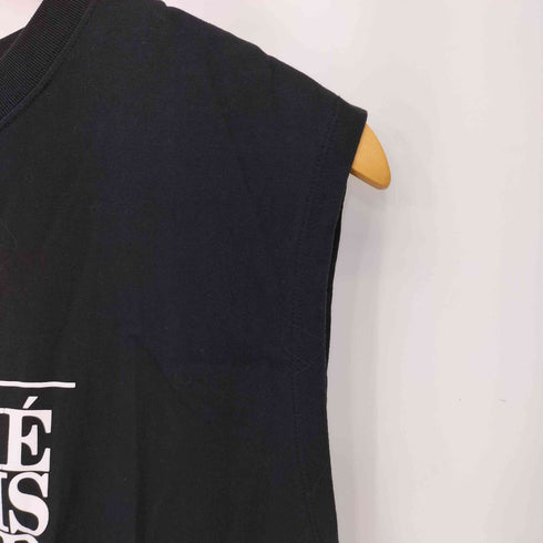 マリテフランソワジルボー MARITHE FRANCOIS GIRBAUD プリントロゴ ノースリーブカットソー メンズ JPN:XL