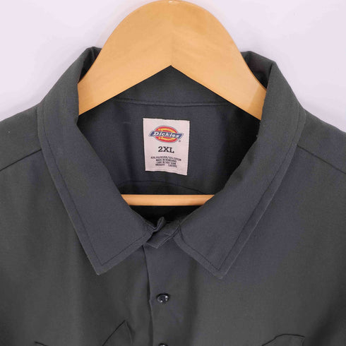 ディッキーズ Dickies Short-Sleeve Work Shirt 半袖ワークシャツ メンズ 2XL