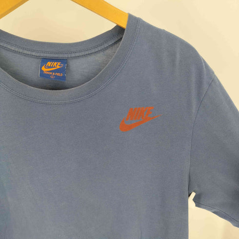 ナイキ NIKE TRACK&FIELD 紺タグ 復刻 アームゴツナイキ ロゴプリント L/S Tシャツ ロンT メンズ import:L