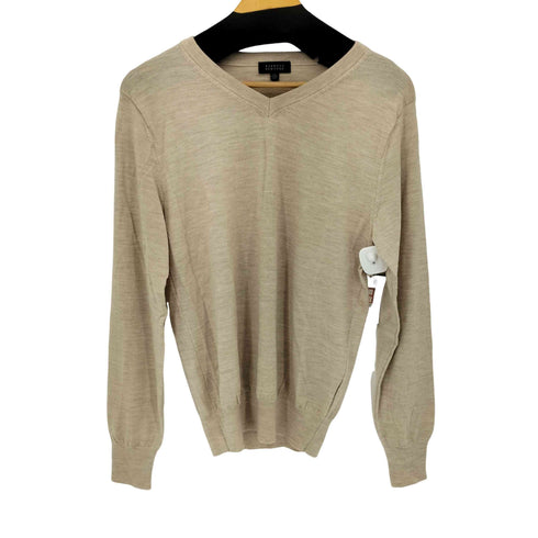 バーニーズニューヨーク BARNEYS NEWYORK ロロ・ピアーナ社製 Vネックニットプルオーバー メンズ import:M