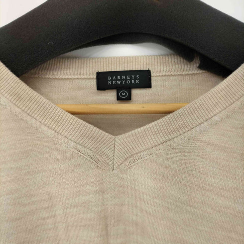 バーニーズニューヨーク BARNEYS NEWYORK ロロ・ピアーナ社製 Vネックニットプルオーバー メンズ import:M
