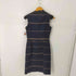 バーバリーブルーレーベル BURBERRY BLUE LABEL ホース刺繍 チュニックワンピース ノースリーブ レディース JPN:38