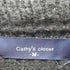 cathy's closet 片畦 オーバーサイズ ダブルジップ ドライバーズニット メンズ JPN:M