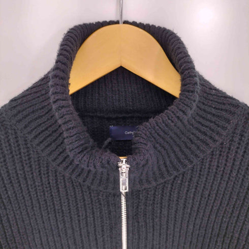 cathy's closet}片畦 オーバーサイズ ダブルジップ ドライバーズニット メンズ JPN:M