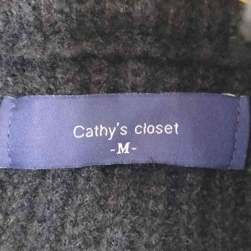 cathy's closet}片畦 オーバーサイズ ダブルジップ ドライバーズニット メンズ JPN:M