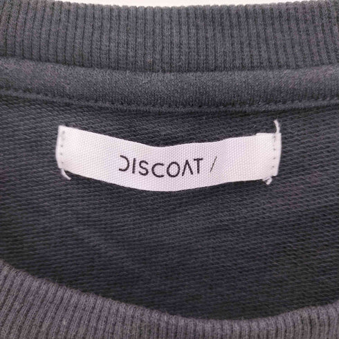 ディスコート Discoat 刺繍ロゴハーフスリーブミニ裏毛スウェット レディース FREE