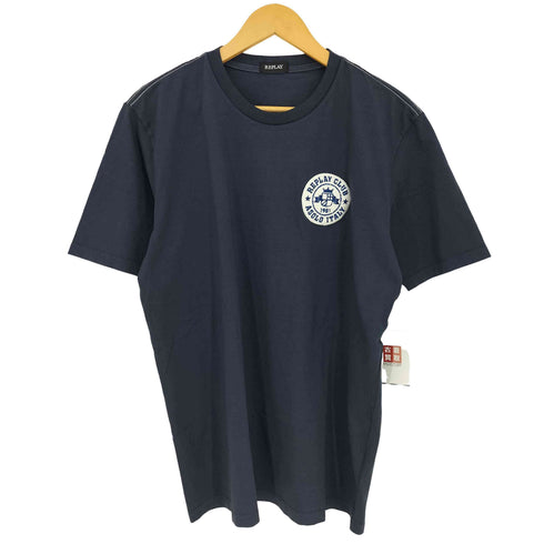 リプレイ REPLAY ヘビーコットンジャージーパッチ Tシャツ メンズ JPN:XL
