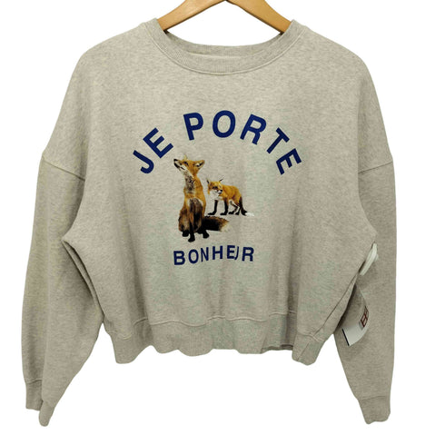 NUGU fox fluff sweatshirt レディース FREE
