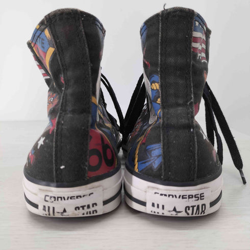 コンバースオールスター CONVERSE ALLSTAR Cartoon Graffiti American Black Chuck Taylor ハイカットスニーカー メンズ JPN:25.5
