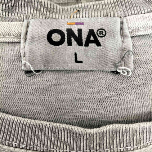 ONA 製品染めクルーネックTシャツ メンズ JPN:L