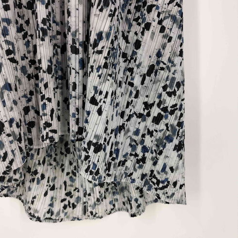 プリーツプリーズイッセイミヤケ PLEATS PLEASE ISSEY MIYAKE 杢調プリント プリーツワンピース レディース JPN:1