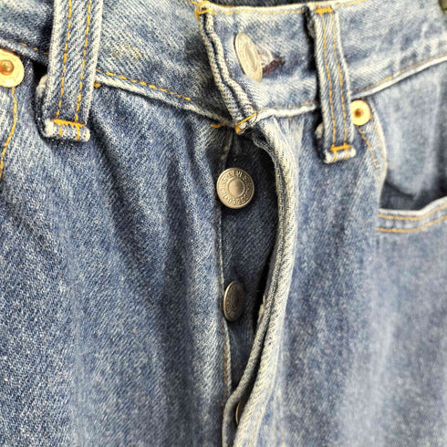 リーバイス Levis 90S USA製 ボタン裏653 刻印 脇割 501-0000 ボタンフライ デニムパンツ 1993年製 メンズ W:30 L:36