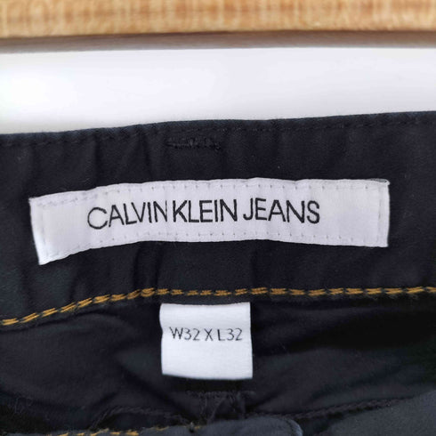 カルバンクラインジーンズ Calvin Klein Jeans Black Twill Body Fitted Jeans メンズ 32/32