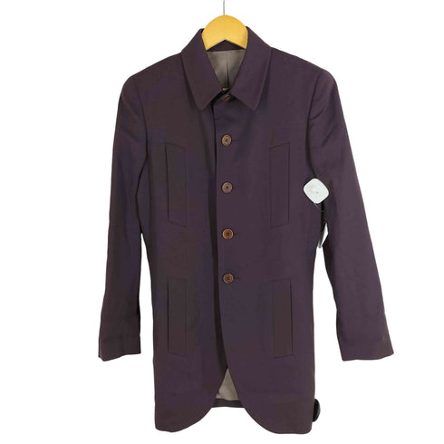 ジャンポールゴルチエフェム Jean Paul GAULTIER FEMME OLD 日本製 4ポケット ウール ステンカラーコート レディース JPN:40