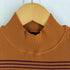 ジャンポールゴルチエクラシック Jean Paul GAULTIER CLASSIQUE ボーダー モックネック ストレッチ カットソー レディース EUR:48