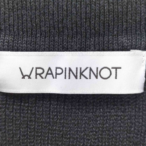 ラッピンノット WRAPINKNOT 19ss リネン混 ニットポロシャツ メンズ JPN:3
