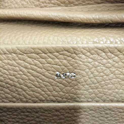 アエタ Aeta カウレザーショルダーバッグS PEBBLE GRAIN COLLECTION pg23 メンズ