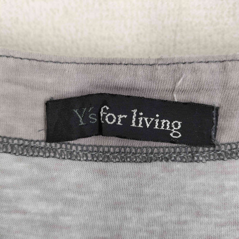 ワイズフォーリビング Ys for living ノースリーブ クルーネック カーディガン グラデーション レディース