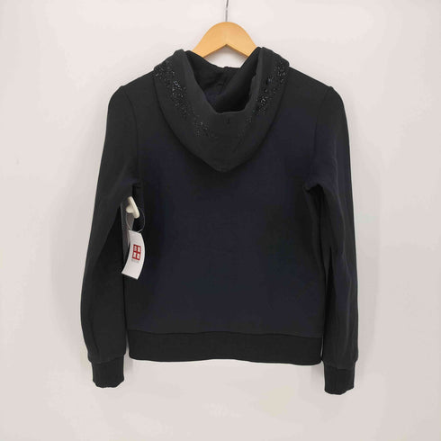 フィラ FILA アニマル ロゴ 刺繍 ラメ ジップアップ パーカー レディース JPN:M