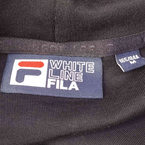 フィラ FILA アニマル ロゴ 刺繍 ラメ ジップアップ パーカー レディース JPN:M