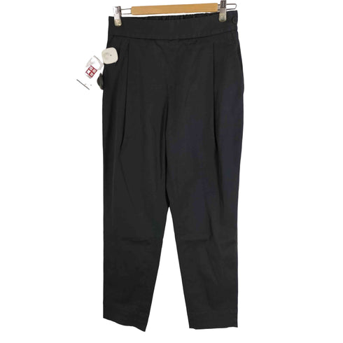 イッセイミヤケ ISSEY MIYAKE 10SS グレータグ サイドボタンタック入り テーパード スラックスパンツ レディース JPN:2