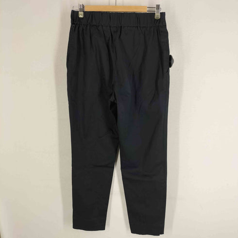 イッセイミヤケ ISSEY MIYAKE 10SS グレータグ サイドボタンタック入り テーパード スラックスパンツ レディース JPN:2