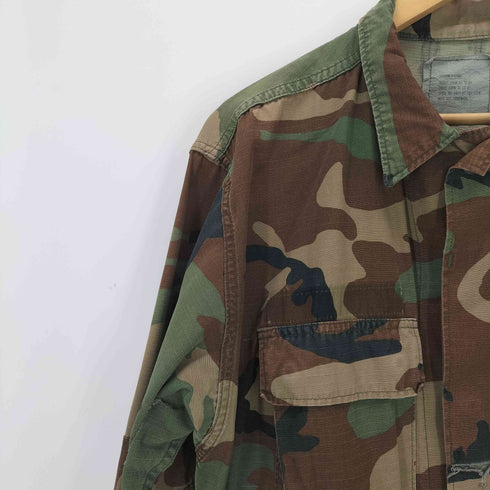 ユーエスアーミー U.S. ARMY 00s カモフラ シャツジャケット メンズ MEDIUM×SHORT