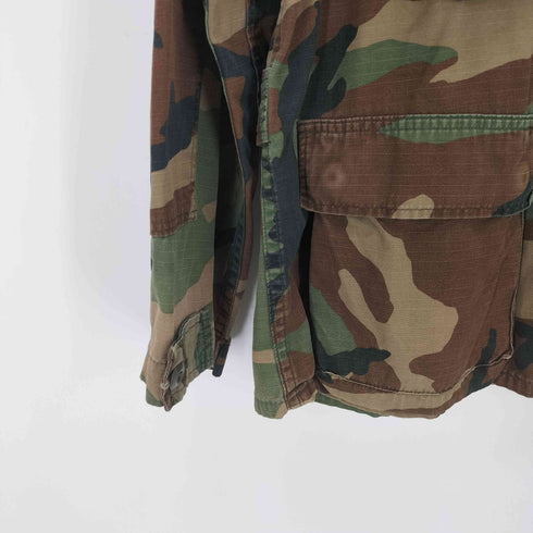 ユーエスアーミー U.S. ARMY 00s カモフラ シャツジャケット メンズ MEDIUM×SHORT