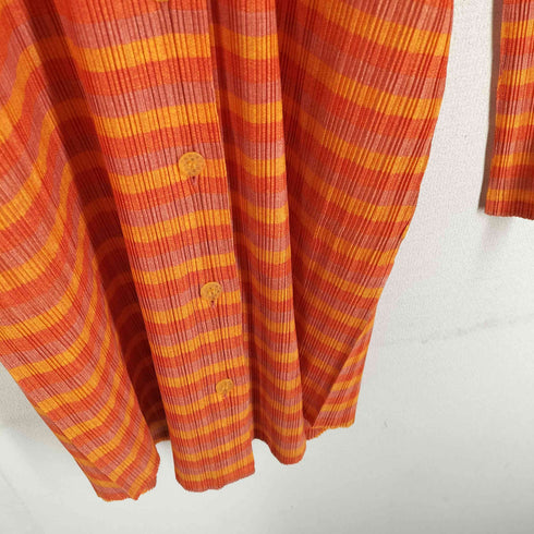 プリーツプリーズイッセイミヤケ PLEATS PLEASE ISSEY MIYAKE 14SS プリーツ チェック柄 シャツ ワンピース レディース JPN:3
