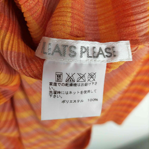 プリーツプリーズイッセイミヤケ PLEATS PLEASE ISSEY MIYAKE 14SS プリーツ チェック柄 シャツ ワンピース レディース JPN:3