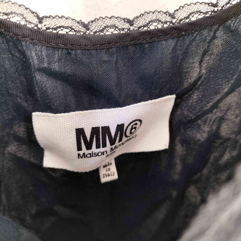 エムエムシックスメゾンマルジェラ MM6 Maison Margiela イタリア製 アシンメトリー キャミワンピース レディース