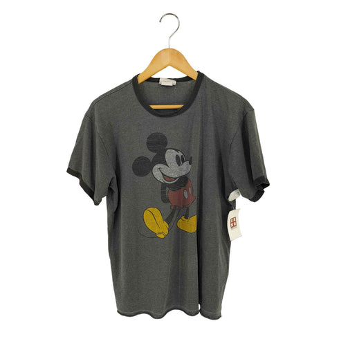 キャラクタープリント リンガーTシャツ メンズ import:M