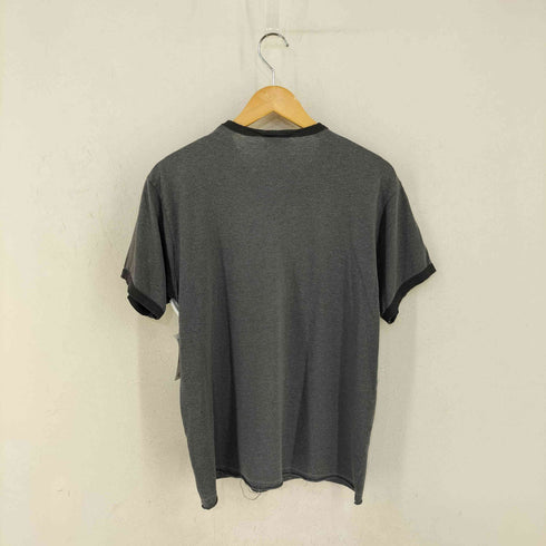 キャラクタープリント リンガーTシャツ メンズ import:M