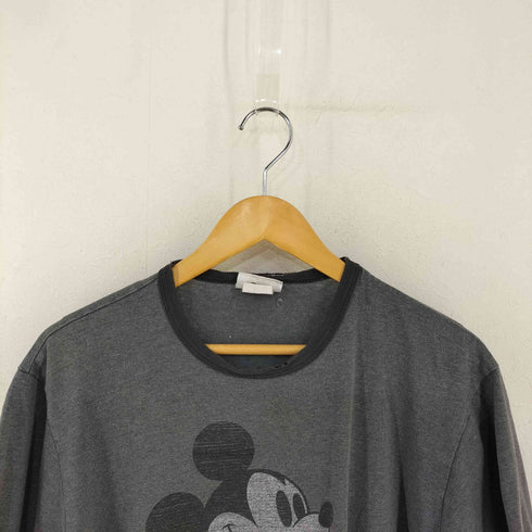 キャラクタープリント リンガーTシャツ メンズ import:M