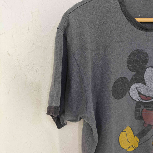 キャラクタープリント リンガーTシャツ メンズ import:M