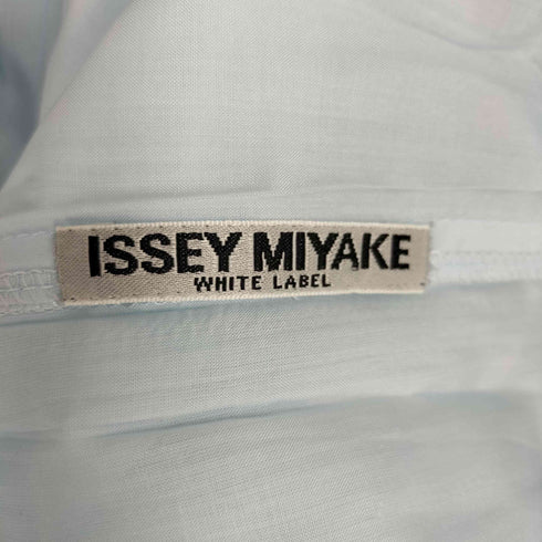 イッセイミヤケ ISSEY MIYAKE White label ノースリーブ プリーツ シャツ レディース