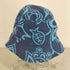 ステューシー Stussy OLD STUSSY HATS ショーンロゴ刺繍 フローラルパターン バケットハット メンズ L-XL