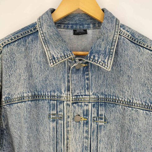 ジーユー GU ムービー パッチ 刺繍 デニムジャケット メンズ JPN:XL