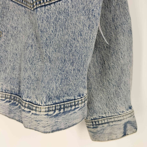 ジーユー GU ムービー パッチ 刺繍 デニムジャケット メンズ JPN:XL