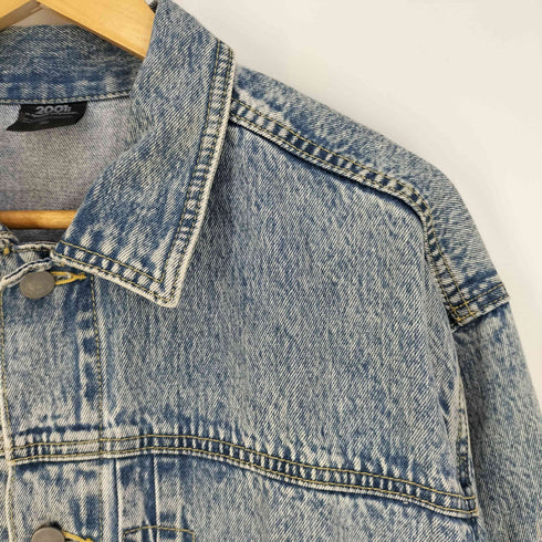 ジーユー GU ムービー パッチ 刺繍 デニムジャケット メンズ JPN:XL