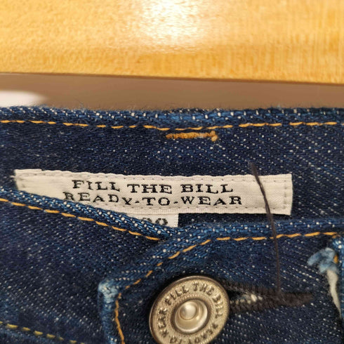 フィルザビル FILL THE BILL ハイウエスト テーパードデニムパンツ レディース US:28-29