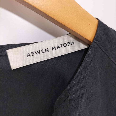 イウエンマトフ AEWEN MATOPH キーネック ノースリーブ フレアワンピース レディース JPN:38