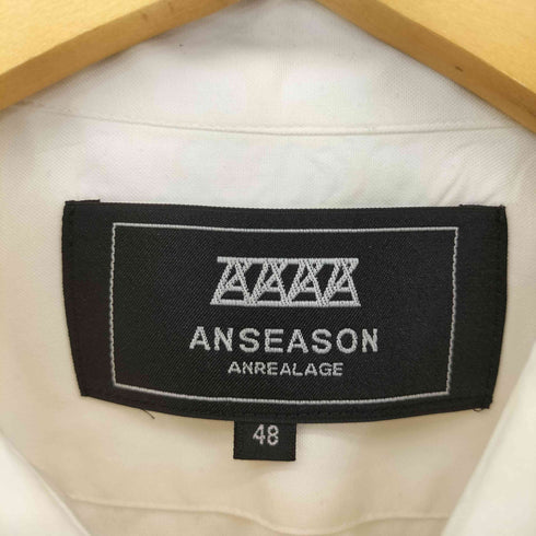 アンシーズンアンリアレイジ ANSEASON ANREALAGE PANEL PATCHWORK SHIRT メンズ JPN:48