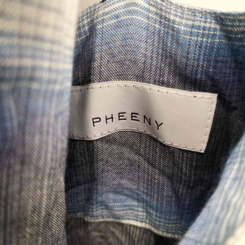フィーニー PHEENY 20AW RAYON OMBRE CHECK ALL-IN-ONE レーヨン オンブレチェック オールインワン レディース 1