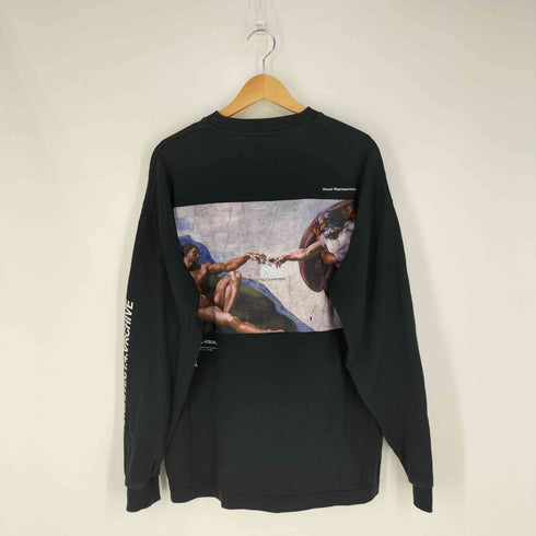 エーフォーエー Architect 4. Archive フロント刺繍 アーム 背面 プリント 長袖Tシャツ メンズ FREE